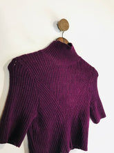 Load image into Gallery viewer, Free People Intimately Women's Ribbed Roll Neck Jumper | M UK10-12 | Purple