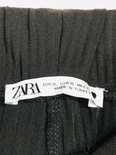 Load image into Gallery viewer, Zara Women's Striped Culottes Trousers | XL UK16 | Black