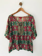 Load image into Gallery viewer, Monsoon Women's Silk Floral Blouse | UK14 | Multicolour