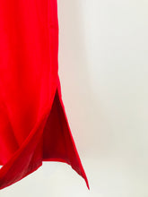 Load image into Gallery viewer, Armand Basi Women’s Wool Midi Pencil Skirt | 44 UK12 | Red
