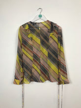 Load image into Gallery viewer, Karen Millen Womens Stripe Blouse | UK10 | Multi Coloured