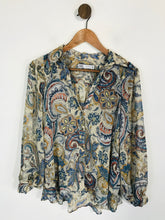 Load image into Gallery viewer, Zara Women's Boho Paisley Button-Up Shirt | M UK10-12 | Multicoloured