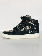 Load image into Gallery viewer, Michael Kors Women's Leather Hi Top Trainers | US7.5 UK5.5 | Black