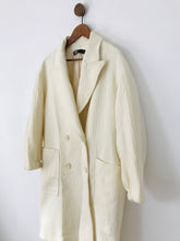 Load image into Gallery viewer, Zara Women's Oversized Overcoat Coat | S UK8 | White