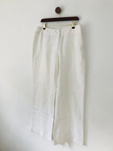 Load image into Gallery viewer, Phase Eight Women's Linen Wide Leg Chinos Trousers | UK14 | White