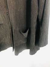 Load image into Gallery viewer, St Michael Women's Striped Ribbed Blouse | UK18 | Brown