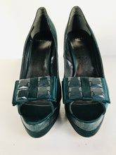 Load image into Gallery viewer, Carvela Women's Heeled Platform Heels | UK6 | Green