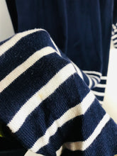 Load image into Gallery viewer, Jojo Maman Bébé Women's Striped Maternity Sheath Dress | M UK10-12 | Blue