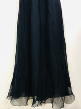 Load image into Gallery viewer, Vera Wang Women's Silk Maxi Dress NWT | US4 UK8 | Blue