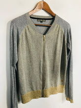Load image into Gallery viewer, Biba Women's Colour Block Sparkly Cardigan | L UK14 | Grey
