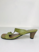 Load image into Gallery viewer, Elue par Nous Women's Leather Sandals  | EU38 UK5 | Green