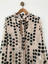 Load image into Gallery viewer, Full Circle Women's Polka Dot Blouse | UK10 | Beige