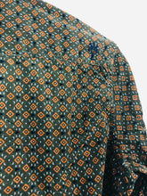 Load image into Gallery viewer, Ganesh Womens Patterned Corduroy Shirt | UK12 | Green