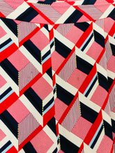 Load image into Gallery viewer, Traffic People Women’s Patterned Wide Leg Trousers | UK8 | Red