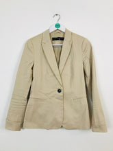 Load image into Gallery viewer, Zara Women’s Tailored Blazer Suit Jacket | M | Beige