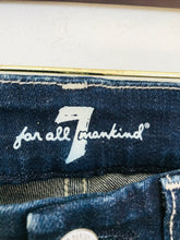 Load image into Gallery viewer, 7 For All Mankind Women's High Waisted Skinny Jeans | 25 UK8 | Blue