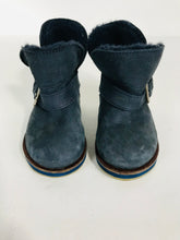 Load image into Gallery viewer, Zara Kid's Faux Fur Boots | EU20 | Blue