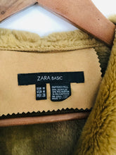 Load image into Gallery viewer, Zara Women’s Suede Shearling Coat | M UK10 | Brown