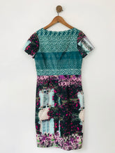 Load image into Gallery viewer, Fee G Women's Floral Cutout Sheath Dress | UK10 | Multicolour