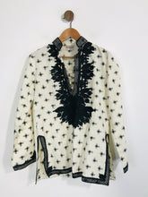 Load image into Gallery viewer, Akbar Women's Embroidered Moroccan Tunic | M UK10-12 | White