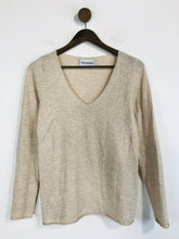 Load image into Gallery viewer, Zadig & Voltaire Women's Wool V-Neck Jumper | XS UK6-8 | Beige