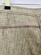 Load image into Gallery viewer, Fuego Women's Linen Chinos Trousers | UK16 | Grey