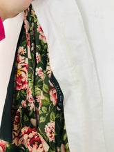 Load image into Gallery viewer, Zara Women’s Floral Tie Blouse Shirt | L UK14 | Green Pink