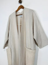 Load image into Gallery viewer, Nicole Farhi Women's Wool Long Cardigan | S UK8 | Beige