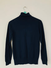 Load image into Gallery viewer, Boden Women’s Roll-neck Turtleneck Jumper | UK8 | Blue