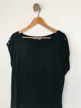 Load image into Gallery viewer, Mint Velvet Women's Round neck T-Shirt | M UK10-12 | Black