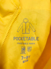 Load image into Gallery viewer, Uniqlo Kid's Pocketable Parker Raincoat Jacket | 7-8 Years | Yellow