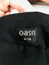 Load image into Gallery viewer, Oasis Women's High Waist Wide Leg Culottes Trousers | UK10 | Black