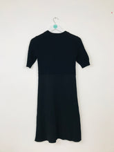 Load image into Gallery viewer, Cos Womens Knit Knee Length A-Line Dress | XS | Black