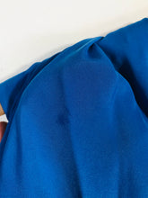 Load image into Gallery viewer, Biba Women's Cowl Neck Pleated A-Line Dress NWT | UK18 | Blue