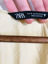 Load image into Gallery viewer, Zara Women's Cotton Prairie Shift Dress | XS UK6-8 | Yellow