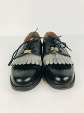 Load image into Gallery viewer, Russell & Bromley Women's Leather Brogues Flats Shoes | EU38 UK5 | Black