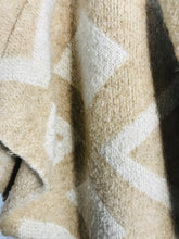 Load image into Gallery viewer, Zara Women's Knit Hooded Short Sleeve Overcoat Coat | M UK10-12 | Beige