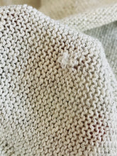 Load image into Gallery viewer, The White Company Women’s Linen Blend Glitter Knit Jumper | L UK14 | White Silver