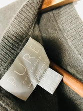 Load image into Gallery viewer, Pure Collection Women's Cashmere Jumper Tunic Dress | UK8 | Green