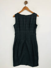 Load image into Gallery viewer, NW3 Hobbs Women's Check Sleeveless Pinafore Dress | UK10 | Grey