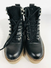 Load image into Gallery viewer, Shoe the Bear Women's Leather Platform Boots | EU37 UK4 | Black