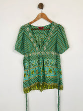 Load image into Gallery viewer, Monsoon Women's Floral Sheer Blouse | UK10 | Multicoloured