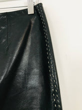 Load image into Gallery viewer, Ann Taylor Women’s Leather Pencil Skirt | US6 UK10 | Black