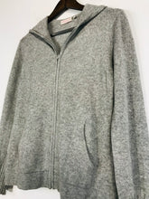 Load image into Gallery viewer, Gharani Strok Women's Cashmere Hooded Cardigan | L UK14 | Grey