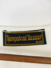 Load image into Gallery viewer, Hampstead Bazaar Women’s Vest Waistcoat Top | L-XL | Cream White