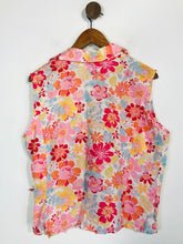 Load image into Gallery viewer, Talbots Women's Floral Wrap Tank Top | L UK14 | Multicoloured