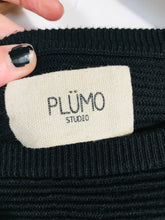 Load image into Gallery viewer, Plümo Women's Long Sleeve Ribbed Jumper | L UK14 | Black