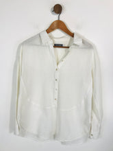 Load image into Gallery viewer, Mint Velvet Women's Cotton Ribbed Blouse | UK10 | White
