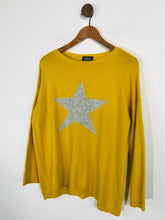 Load image into Gallery viewer, Luella Women's Cashmere Wool Jumper | M UK10-12 | Yellow