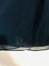 Load image into Gallery viewer, Reiss Women's Ruched A-Line Skirt | UK10 | Blue